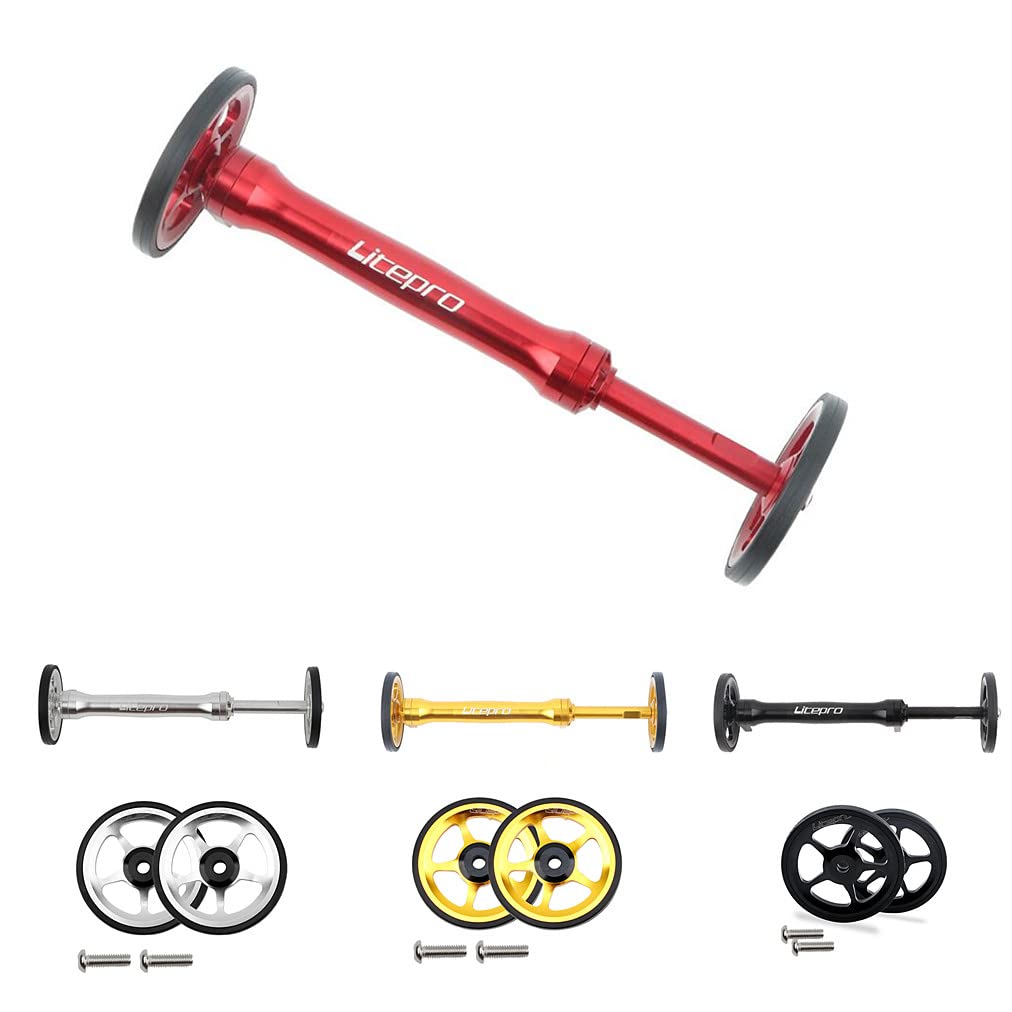 Litepro Easy Wheel Удлинитель Телескопическая Штанга Велосипед Алюминиевый Сплав Задний Багажник Детали для Колеса Складного Велосипеда (Серебро + Бар)
