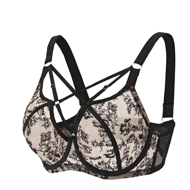 Женское нижнее белье большого размера, большая грудь кажется маленькой, антипровисание, собирающее, дышащая сетка, полная чашка, жир M бюстгальтер