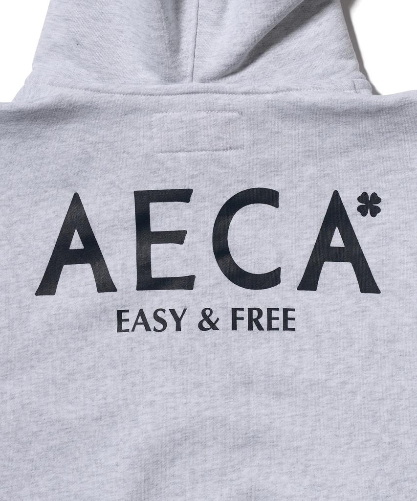 Толстовка Aeca Aeca Signature на молнии - Светло-серый