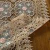 Lace Table Flag Embroidery Hollowed Out Dining Table Decoration Long Strip Cloth Wedding Party Tablecloth Taplak Meja Cutwork Table Runner Home Decora