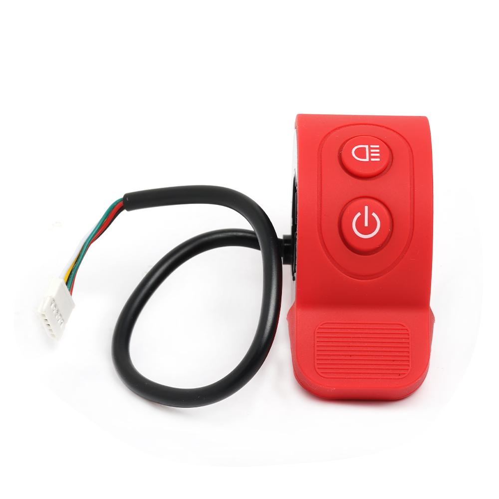 Button Thumb For HX X7 X8 Electric Scooter Accelerator Throttle Switch Turn On Off Lamp Light Speed Control Parts Accessories