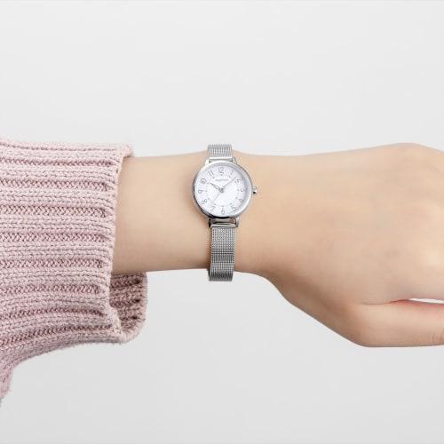 Angel Heart Casual Watch Flowery Time OA26SS Women's Silver