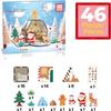 Magnetic Holiday Cookie House Toy with Magnetic Tiles Christmas Building Blocks  Kids