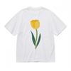 Women's Soft Breathable All Season Classic T-Shirt Tulip Design 100% Cotton Tee