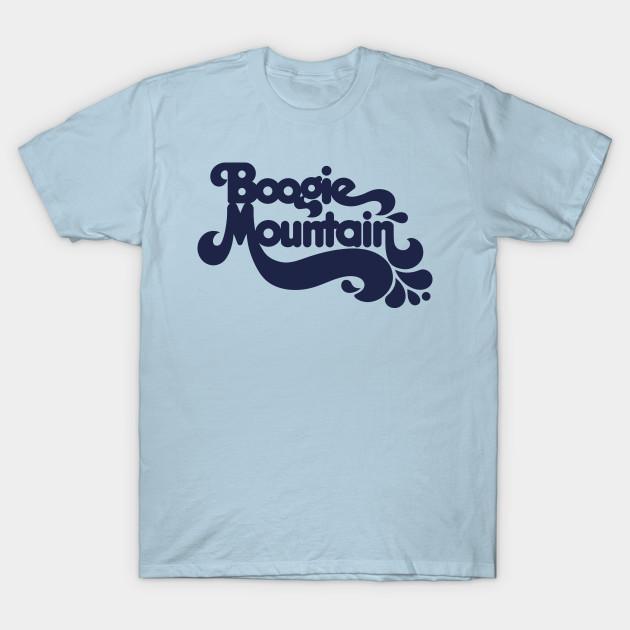 Asian Size Men Print T-shirt Boogie Mountain No-Cut Heat Transfer Print Cotton Tshirt