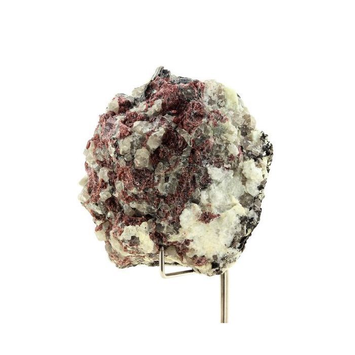 Pierres et Minéraux. Grenat Pyrope, Biotite, Quartz, Calcite. 1282.10 ct. Helgehornsvatnet, Vanylven, Norvège.