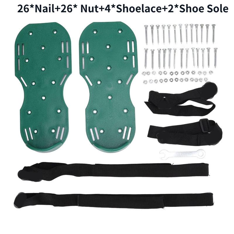 Ecofriendly Garden Planting Shoes With Plastic Material For Lawn Aeration And Gardening