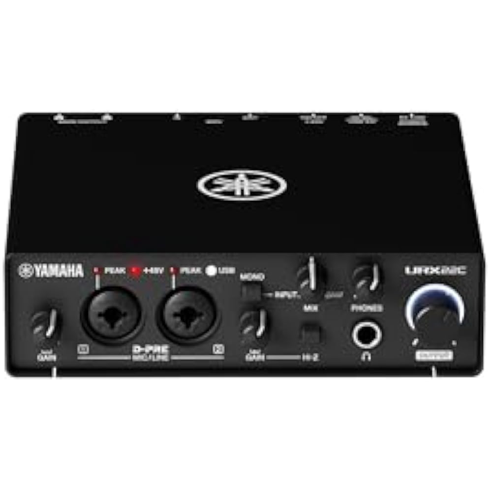 Yamaha YAMAHA USB3.1 audio interface 32bit/192kHz 2 in/2 out music production recording distribut...
