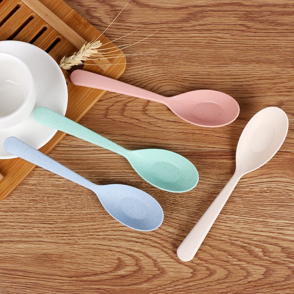 Ice Cream Pudding Kitchen Tools Kitchen Utensil Party Wheat Straw Spoon Rice Scoop Spoon Scoop