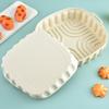Reusable Baking Basket Air Fryer Silicone Liner Non Stick Foldable Tray Pot for Family Kitchen Use