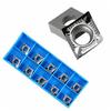 10Pcs CCGT09T304-AK H01 Aluminum Insert + 75° SCBCR1212 H09 Lathe Turn Tool Holder