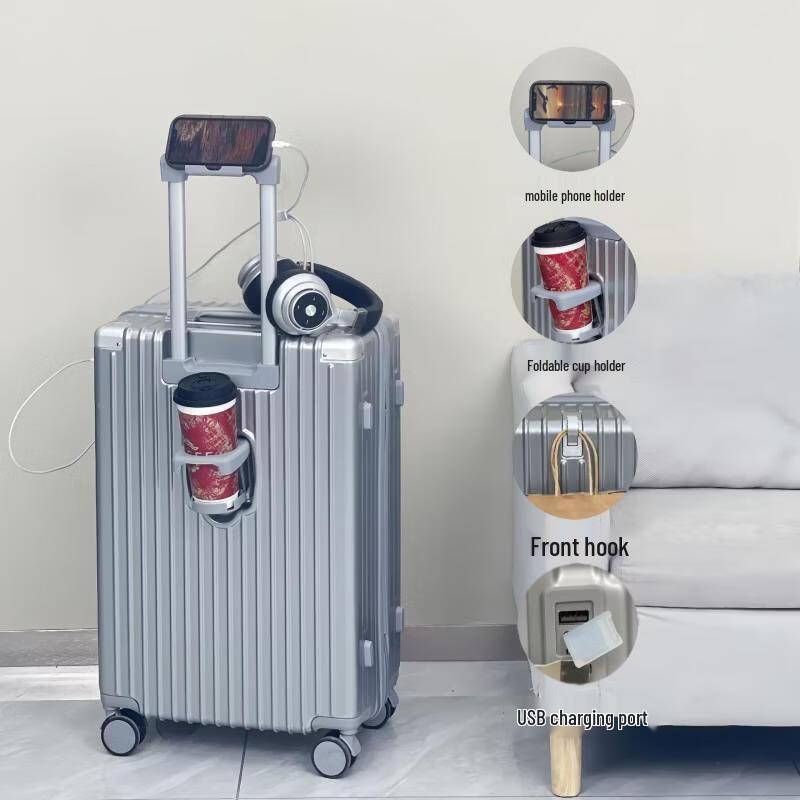 JOURHEY SHI Durable ABS Spinner Luggage