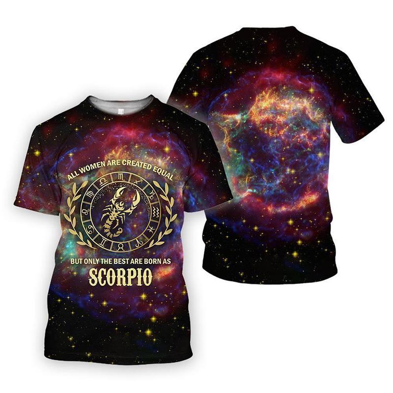 Мужская футболка с изображением животных, футболки с 3D принтом Скорпиона, забавные футболки, модная повседневная мужская уличная одежда, мужская одежда больших размеров