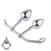 Metal Metal Anal Hook Delay Ring Dual-Use Butt Plug Anal Expansion Masturbation Horseshoe Ring Sex Toys Regular