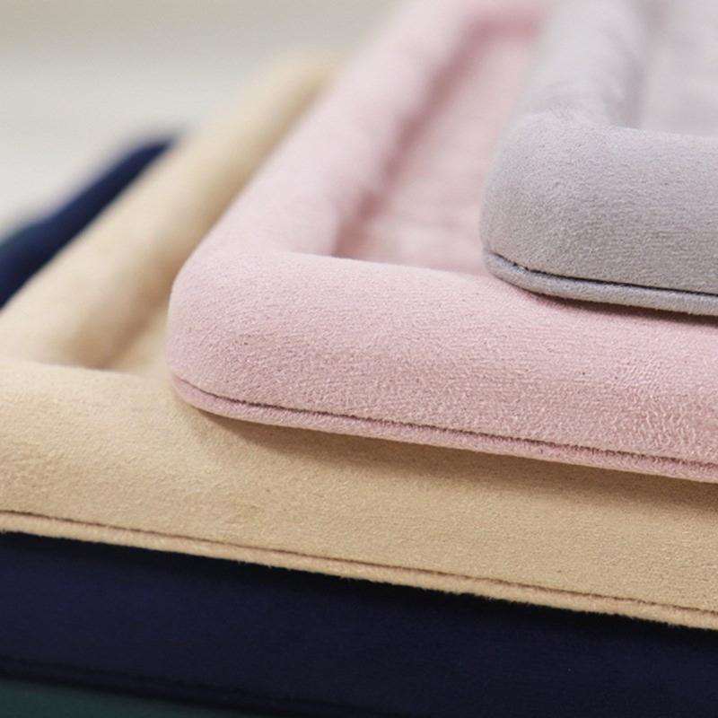 Стильный поднос для демонстрации ювелирных изделий из мягкого материала, минималистичный органайзер для ювелирных изделий с ящиком, закругленный пустой держатель для аксессуаров