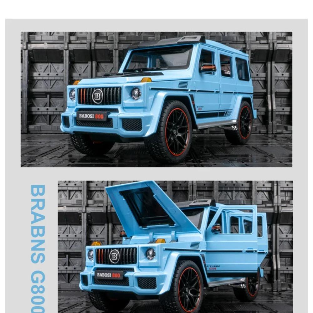 1/18 Mercedes Benz G800 Обычная версия Без напыления Сплав Внедорожник Литая модель Коллекция Украшение Изысканный Подарок на день рождения для друга