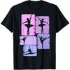 Girl Loves Ballerina Ballet Dancing T Shirts Men Humor Streetwear Tee Shirt Short Sleeve Unisex Christmas Gifts Loose Clothing
