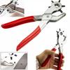 Belt Hole Puncher Hole Pliers Multifunctional Eye Hole Puncher Hand Tool Belt 9-inch Plastic Dipping Handle Hole Pliers Belt Hole Punch Pliers