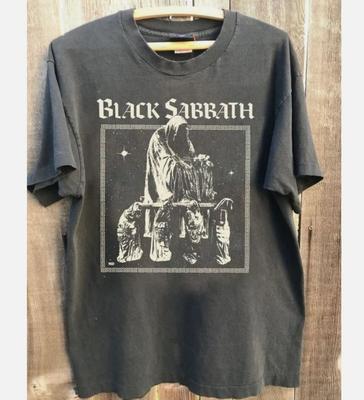 Футболка группы Black Sabbath, Подарок для мужчин женщин, Футболка унисекс, Переиздание S-4XL