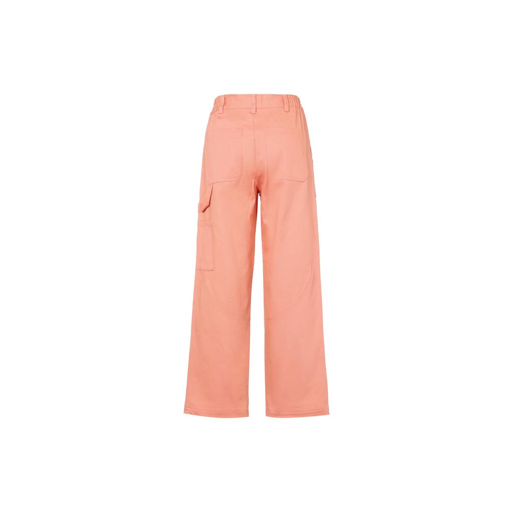 Jordan Повседневные прямые брюки с логотипом и микролейблом, женские, светло-красно-коричневые, DM5035-824