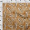 oneOone Cotton Flex Brown Fabric Tropical Leaf With Dot Quilting Supplies Print Sewing Fabric By The Yard 40 Inch
