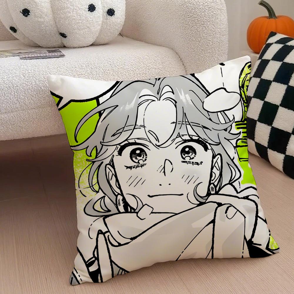 Anime AAya Oosawa Cushion Cover Throw Pillow Cover Hidden Button Durable Polyester Chair Cushion