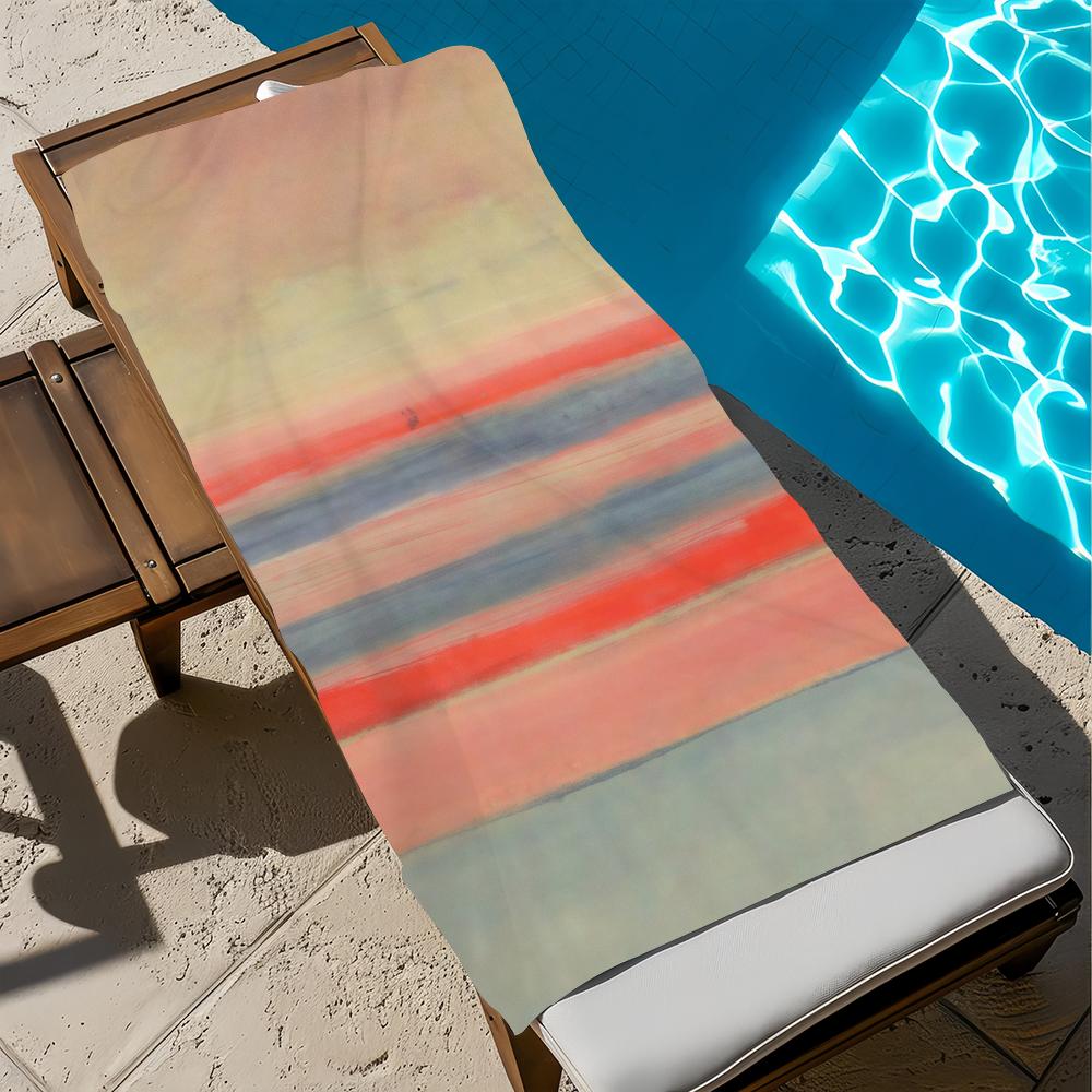 Art M-mark R-rothko painting Towel Large Quick-Drying Microfiber soft Beach Towel for Travel Fitness Sauna Bathing Camping