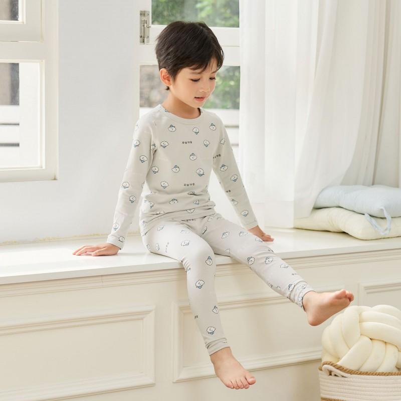 2026 Kids Cotton Underwear Set Girls Aged 8-16 Thermal Loungewear