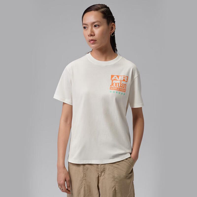 Jordan Women's Breathable Sporty Short-Sleeve Knit Tee