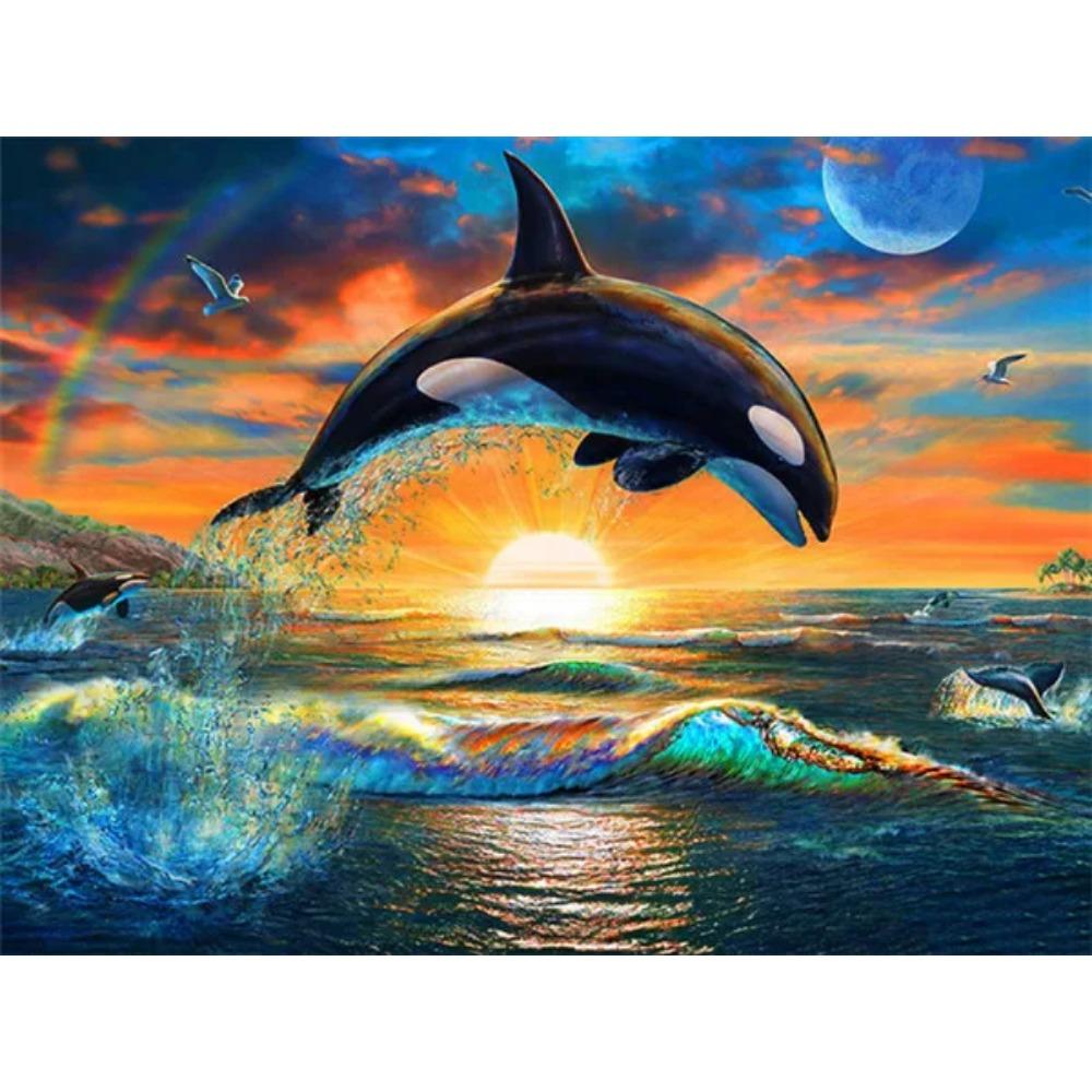 Алмазная картина, полная дрель, Рождественский кот, круглая алмазная живопись, ручная работа, животное, лошадь, сделай сам, алмазная мозаика, картина, украшение дома