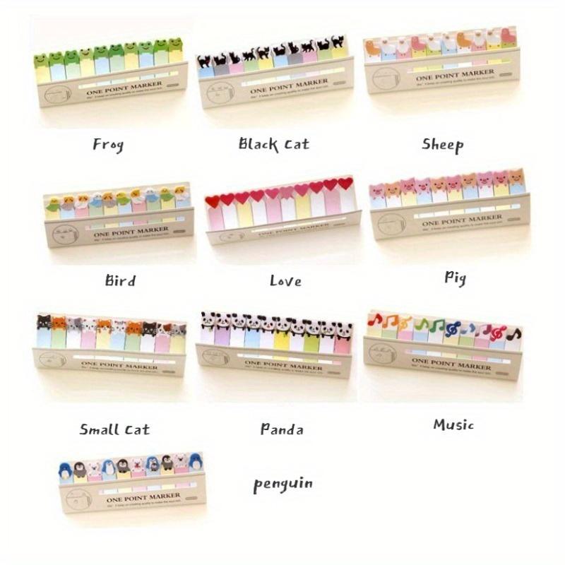 2шт мультфильм животных медведь кошка сердце лягушка стикер офис школьные принадлежности