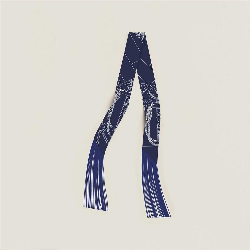 Женский твиловый шелковый галстук-лента в корейском стиле: Универсальный аксессуар-шарф и сумка