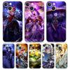 Роскошный прозрачный чехол для телефона iPhone 15 14 13 12 11 Pro Max XS X XR 7 8 Plus, прозрачный противоударный чехол Genshin Impact Anime