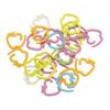 24Pcs Stitch Markers Metal Crochet Locking Knitting Rings Craft Project Accessories Colorful Fruit Shaped