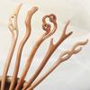 Chinese Style Wooden Hair Stick Ethnic Style Hanfu Hairpin Antique   Hanfu Accessories