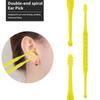 7pcsCelsiusset Ear Wax Removal Tool Stainless Steel Earpick Dual-end Wax Remover Curette Ear Pick Cleaner Spoon with Storage Case