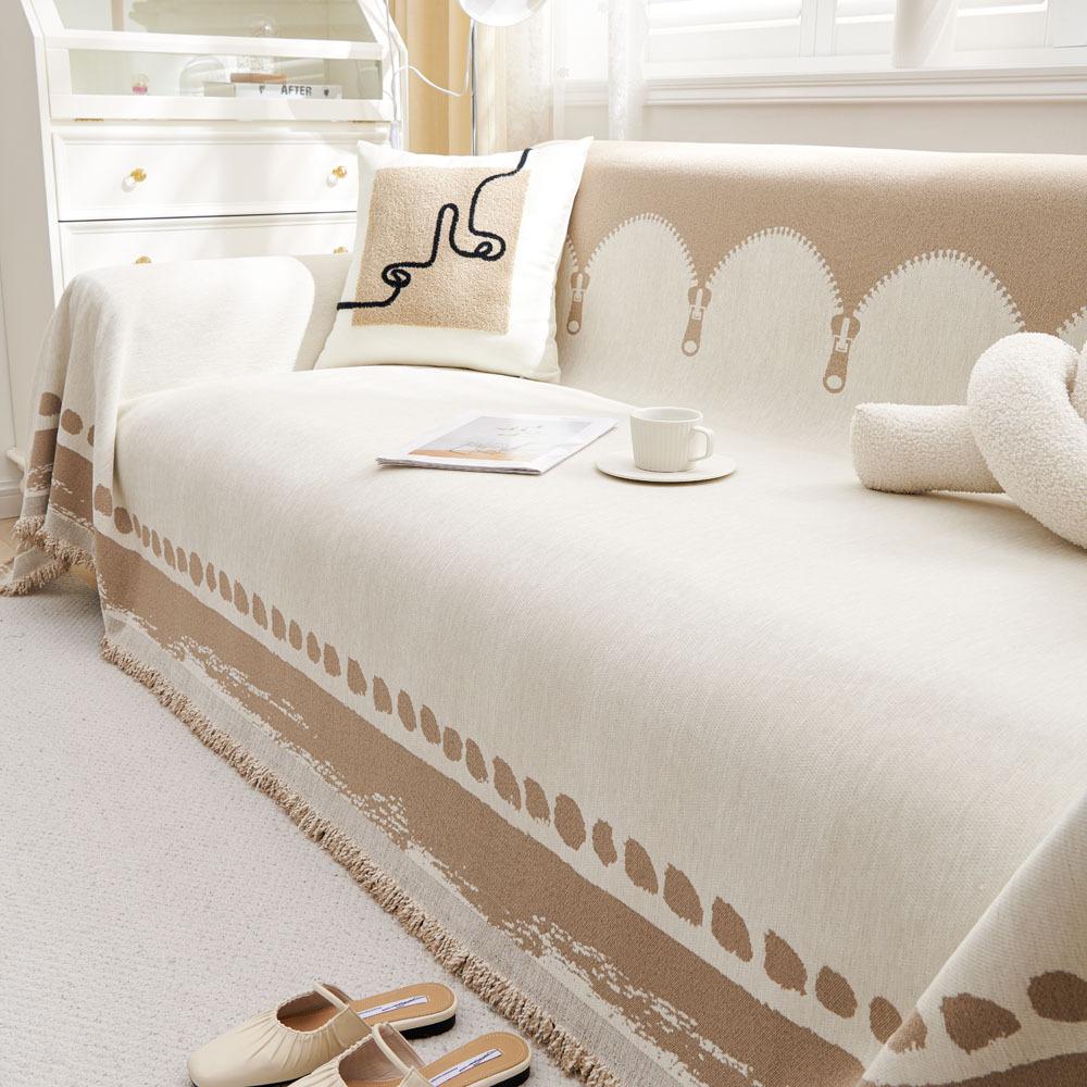 Ткань с защитой от кошачьих лап, чехол для дивана, скандинавский универсальный чехол на четыре сезона, простой современный универсальный чехол для дивана, коврик-полотенце