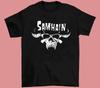 Новая футболка с логотипом группы Samhain Подарок Черная Унисекс, Размер S-5XL