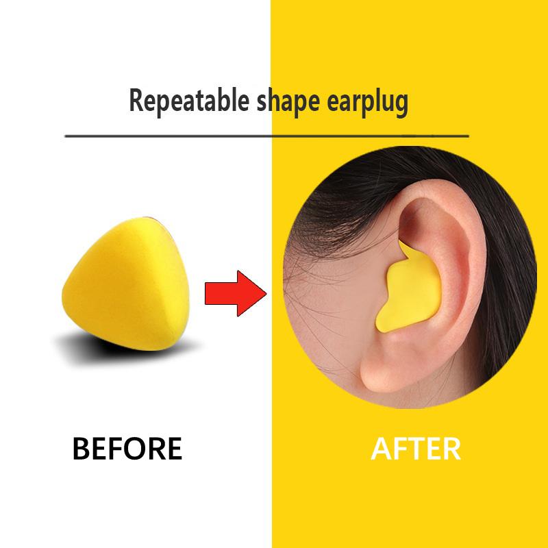 60 шт. силиконовые беруши для учебы, сна, антишумовые, храповые, формованные беруши