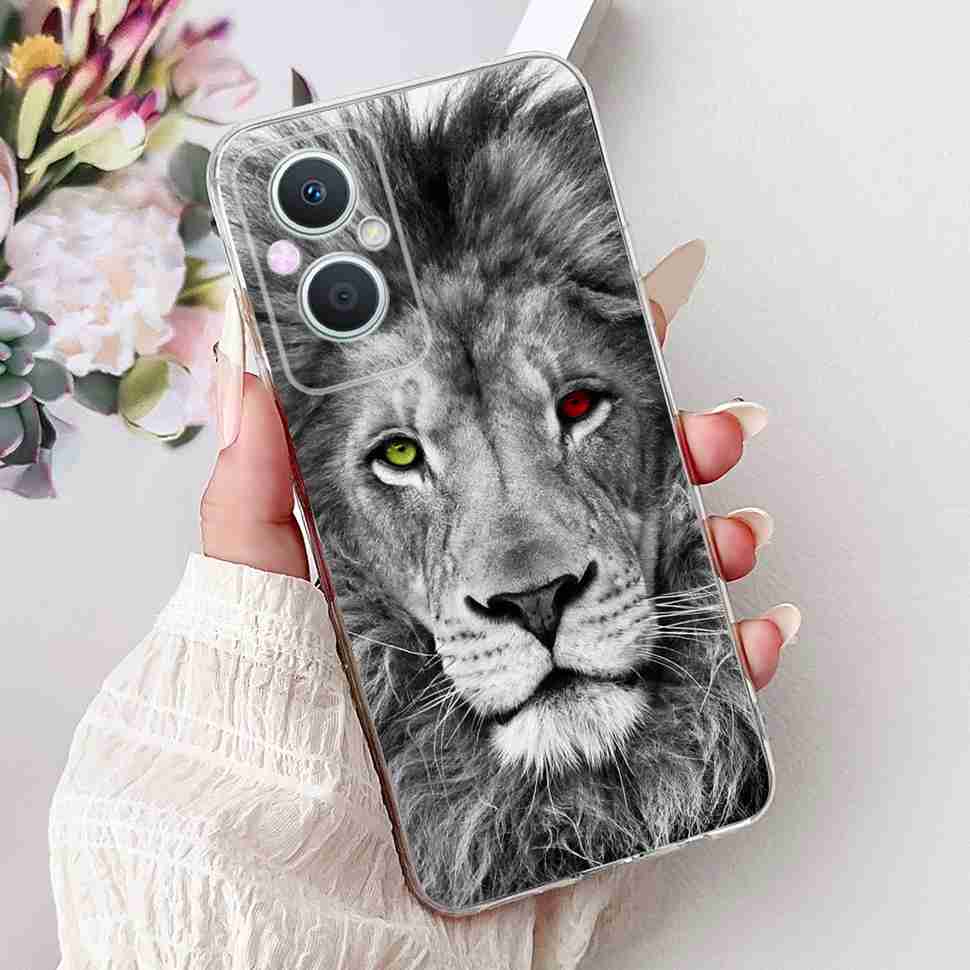 Для Oppo A96 5G 6.43" PFUM10 Чехол PHA120 Роскошный Любовь Милый Кот ТПУ Мягкий Силиконовый Чехол Для Oppo Reno7 Z 5G CPH2343 Корпус Телефона