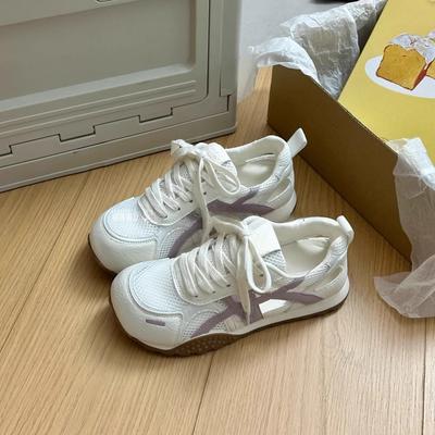 Полые и дышащие немецкие тренировочные туфли женские 2025 новые ретро цветовая гамма удобные и легкие спортивные туфли Форрест Гамп