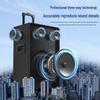 Портативная тележка Bluetooth-колонка Newmine N529, 15 дюймов, штекер CN (адаптер в комплекте)