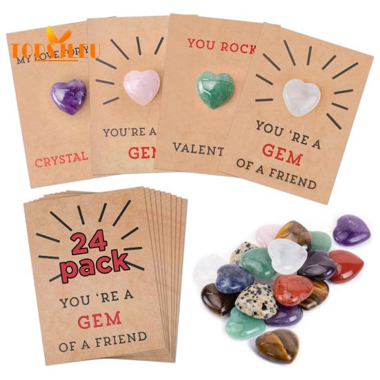 1 комплект поздравительных открыток ко Дню святого Валентина с искусственными кристаллами в форме сердца, романтическая любовная открытка для праздничного подарка