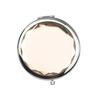 Портативное женское двухстороннее складное круглое искусственное хрустальное мини-карманное зеркало для макияжа