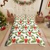 Homewish Christmas Nutcracker Duvet Cover Set,Xmas Tree for Teens Bedding Set,Happy New Year Decor