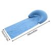 Flocked PVC Inflatable Beach Mat 63" Waterproof Poolside Lounger With Pillow Sunbathing Compact Travel Sleeping Pad For Adults