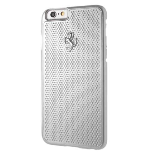 Etui do iPhone 6 Ferrari Perforated Aluminium Srebrny