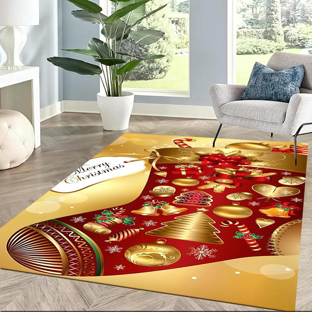 Christmas 266 Carpet Perfect for Entryway Study room Dormitory Bedrooms Anti-slip Rug Office home decor Gift for Festivals