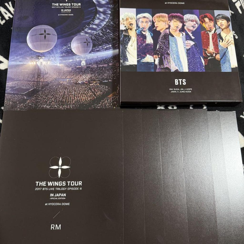 [USED] 2017 BTS THE WINGS TOUR Kyocera Dome First Press Limited Edition