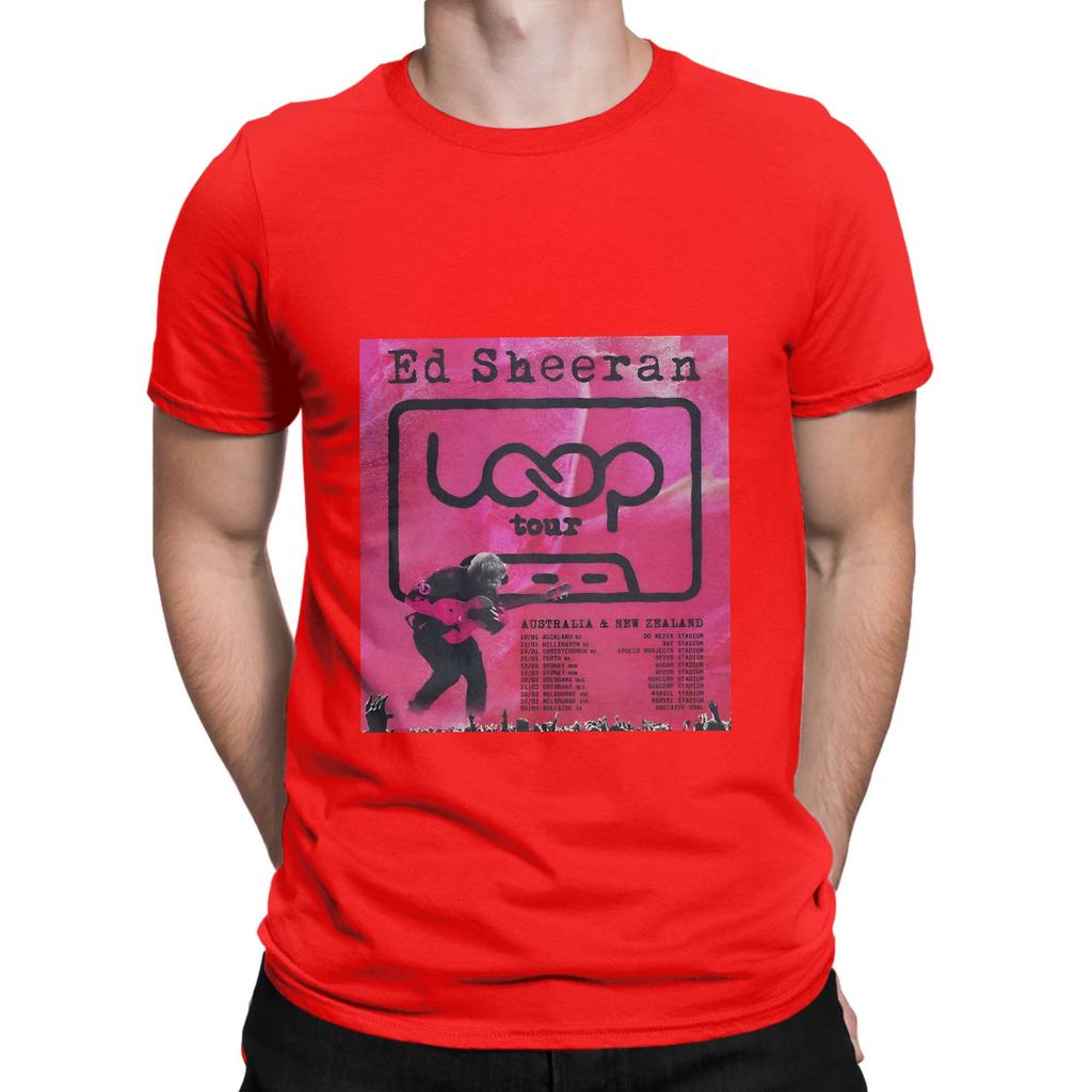 Ed Loop Tour Australia NZ 2026 Concert Funny Graphic 100 Cotton TShirt EEd Sheeran Tees Tops For Unisex